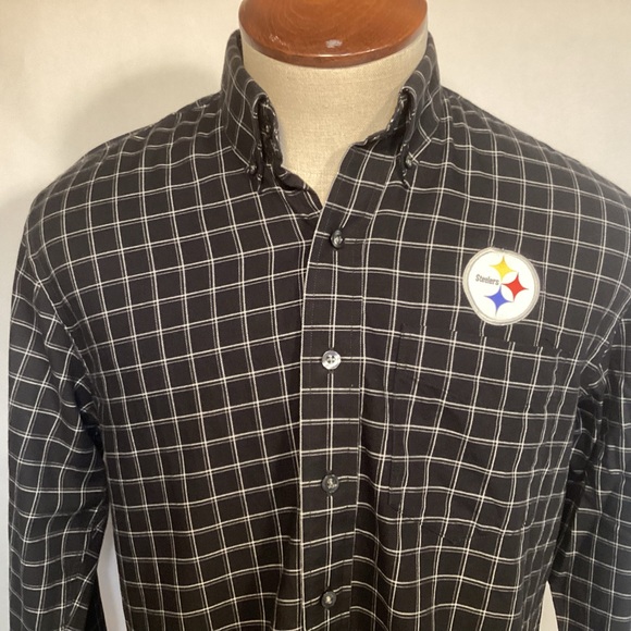 Pittsburgh Steelers Cutter & Buck button down shirt mens size medium - Picture 2 of 10